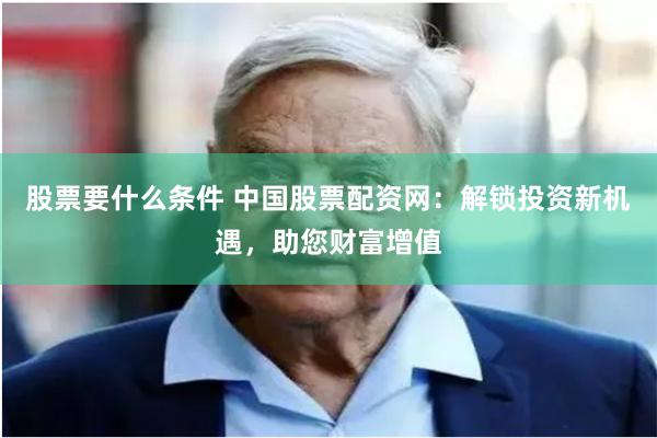 股票要什么条件 中国股票配资网：解锁投资新机遇，助您财富增值