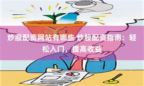 炒股配资网站有哪些 炒股配资指南：轻松入门，提高收益